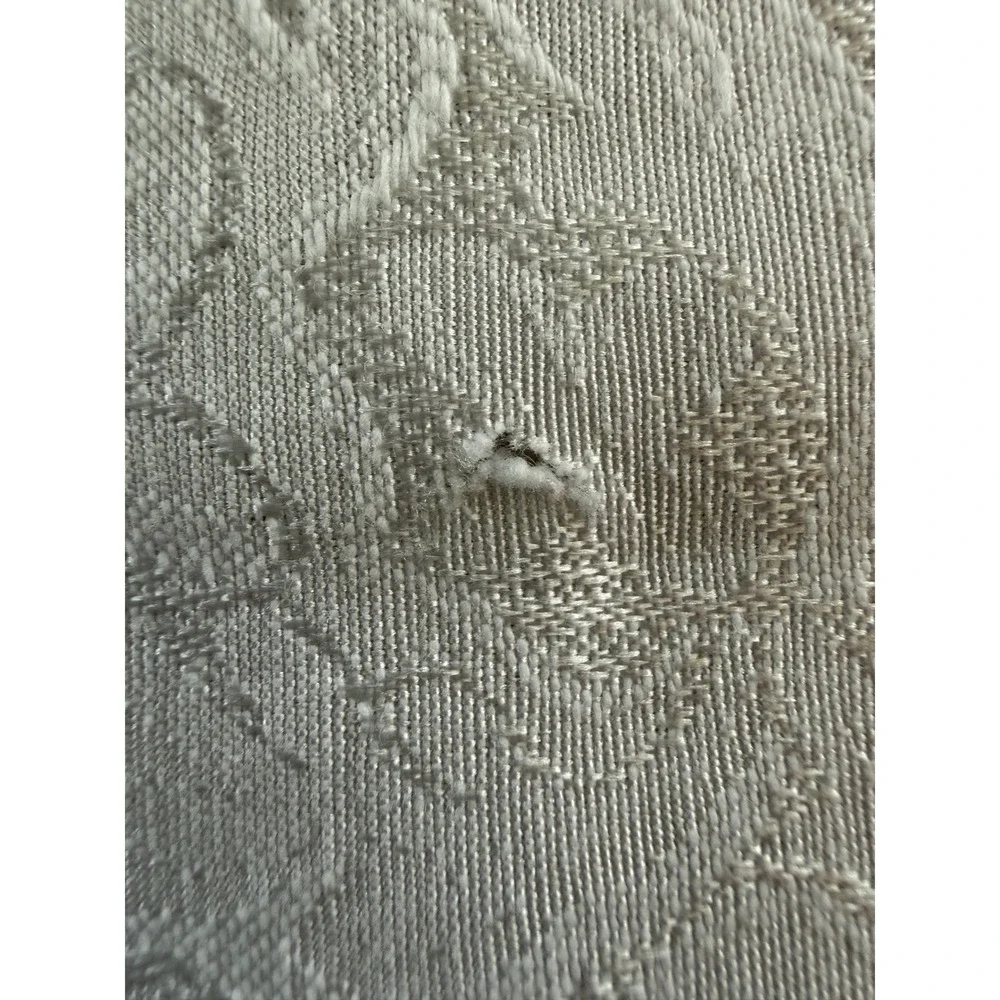 Vintage Wedgewood England Damask White Tablecloth 82